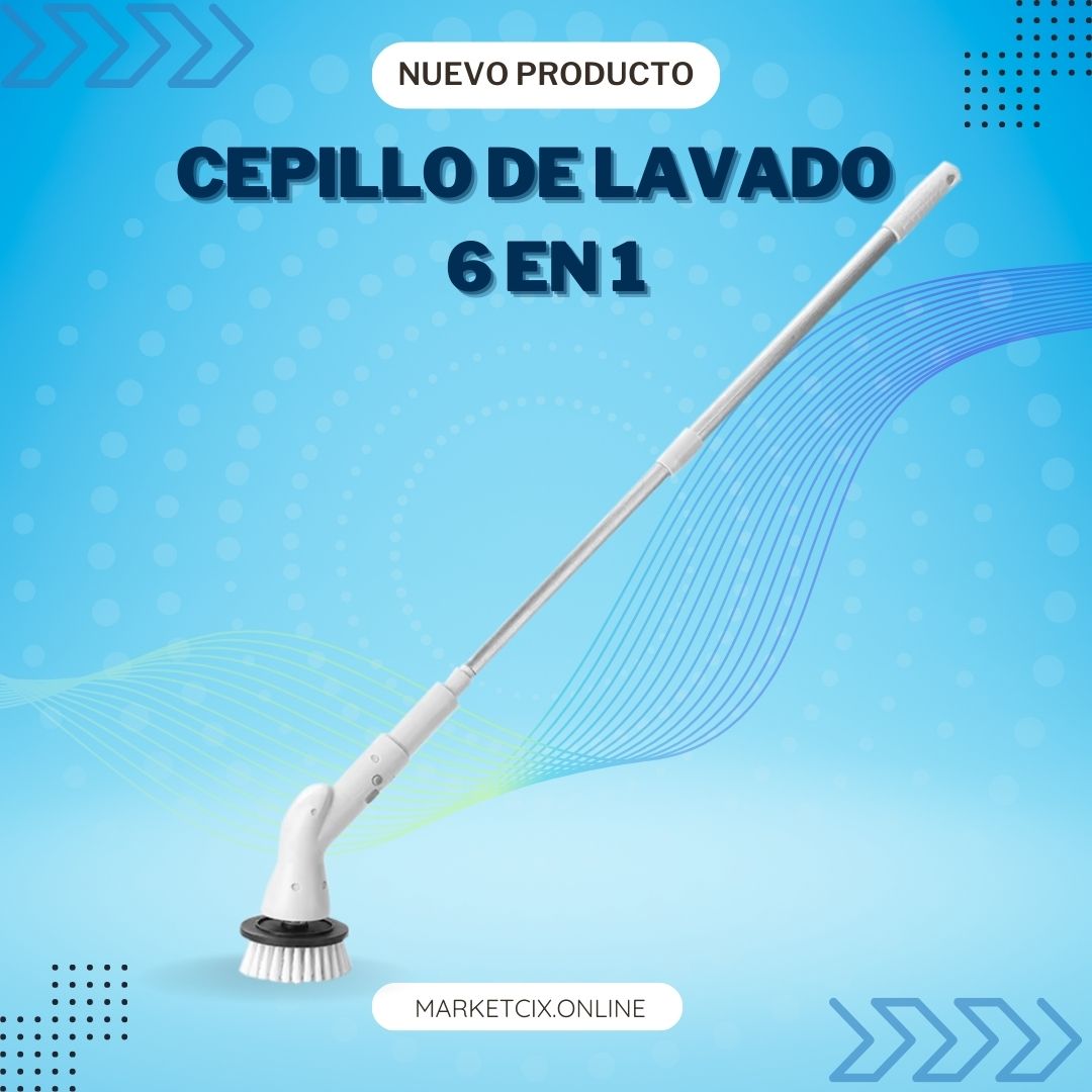 🧼✨ CEPILLO DE LAVADO 6 EN 1 ✨🧼