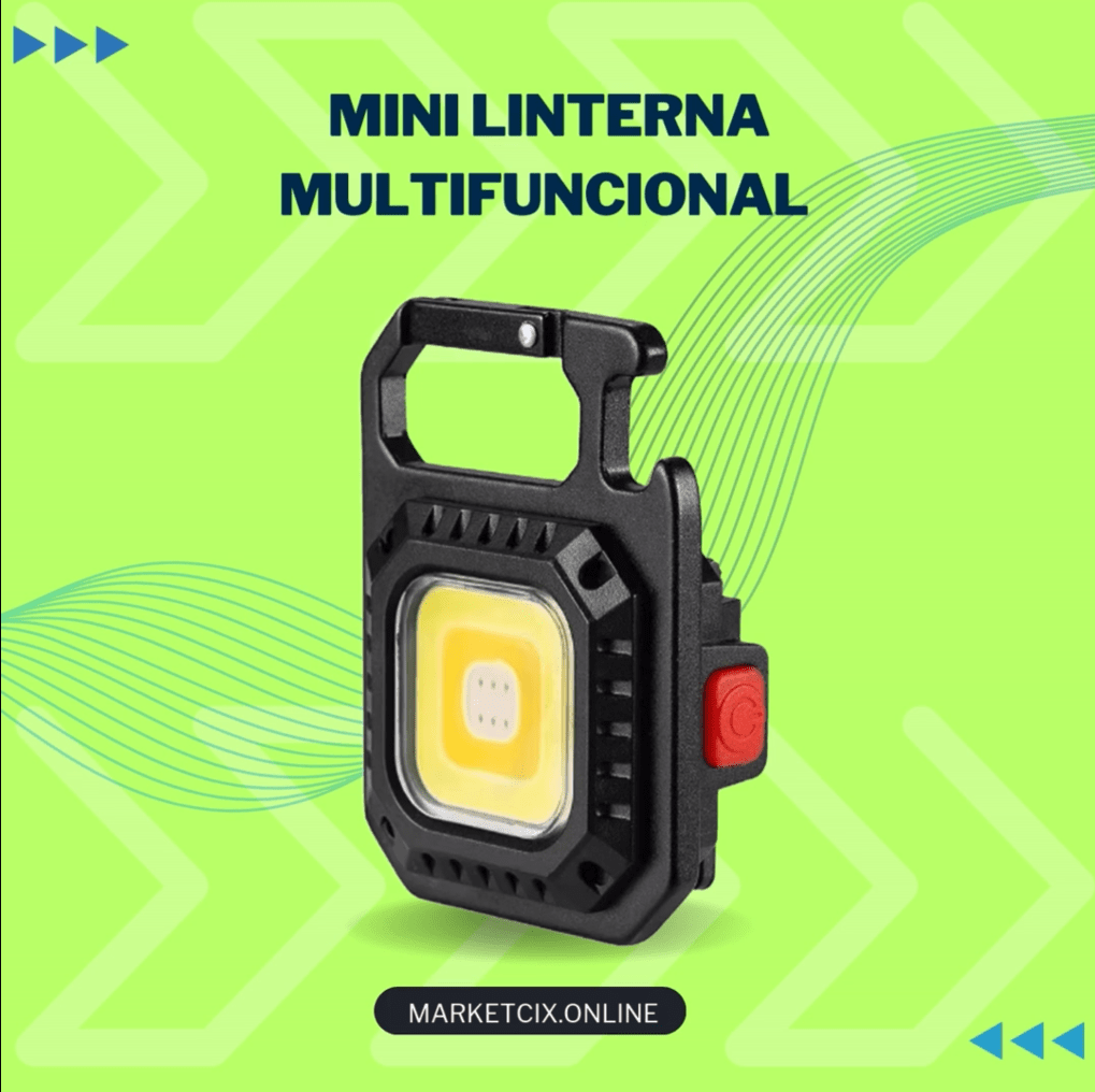 🔦✨ MINI LINTERNA MULTIFUNCIONAL✨🔦